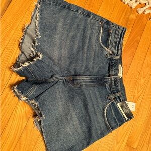 Abercrombie Blue Denim Cutoff Shorts